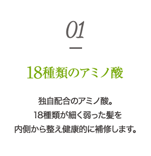 18種類のアミノ酸