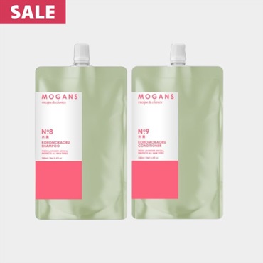 【セール】ノンシリコン アミノ酸 シャンプー&コンディショナー衣薫（ころもかおる）詰め替え用リフィル 各1袋セット