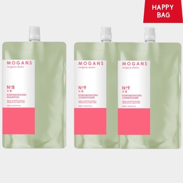 【福袋】衣薫（ころもかおる）詰め替え用リフィル シャンプー１袋＋コンディショナー２袋