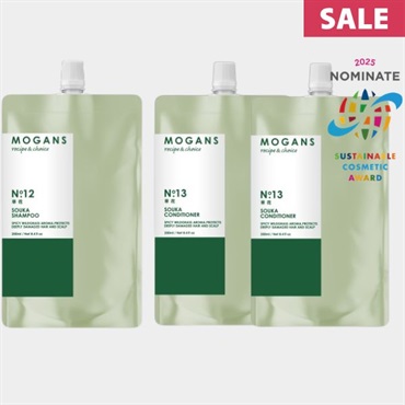 【セール】草花（そうか）詰め替え用リフィル シャンプー１袋＋コンディショナー２袋［医薬部外品］